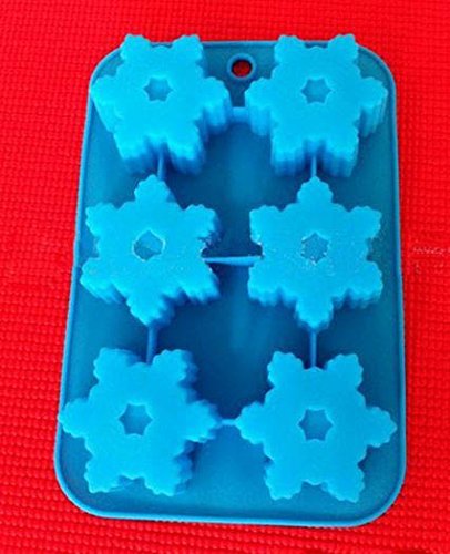3D Snowflake Shape Silicone Cake Chocolate Mold Candy Pudding Moulds Ice Cube Tray Baking Fondant Tool