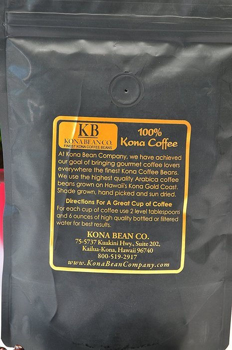 Kona Bean Co. 100% Kona Coffee Estate Grown - Medium Roast - Ground 8oz N2