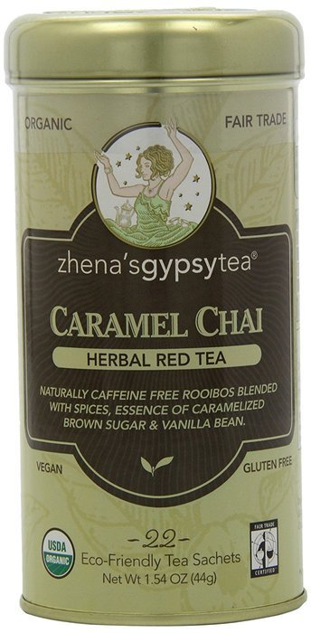 Zhena's Gypsy Chai Red Tea, Caramel, 22 Count N3