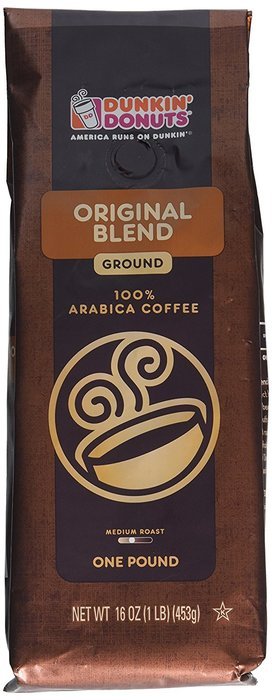 Dunkin Donuts Ground Coffee - Original Blend, 1-lb