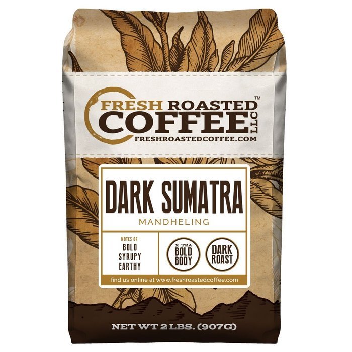 Dark Sumatra, Whole Bean, Fresh Roasted Coffee LLC (2 lb.)