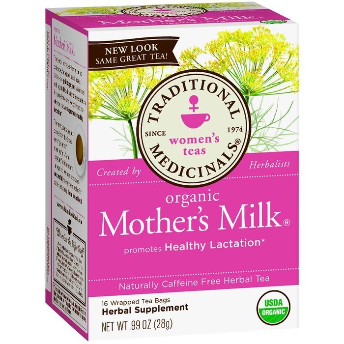 Traditional Medicinals Organic Mother'S Milk Herbal Wrapped Tea Bags, 16 ct
