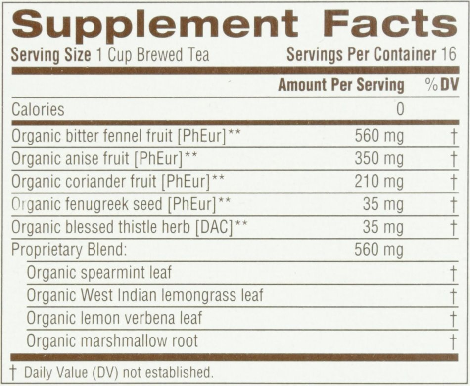 Traditional Medicinals Organic Mother'S Milk Herbal Wrapped Tea Bags, 16 ct N7