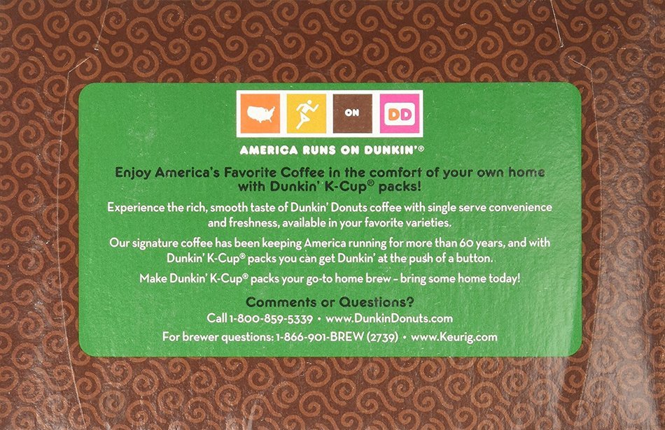 Dunkin Donuts K-cups Hazelnut - Box of 12 Kcups for Use in Keurig Coffee Brewers N7