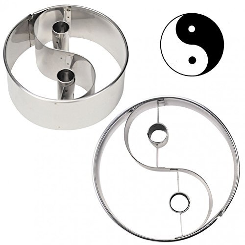 4" Yin Yang Stainless Steel Cookie Cutter