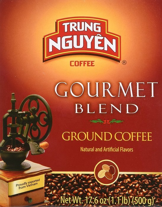 Trung Nguyen Gourmet Blend, 17.6 Oz (Pack of 2)