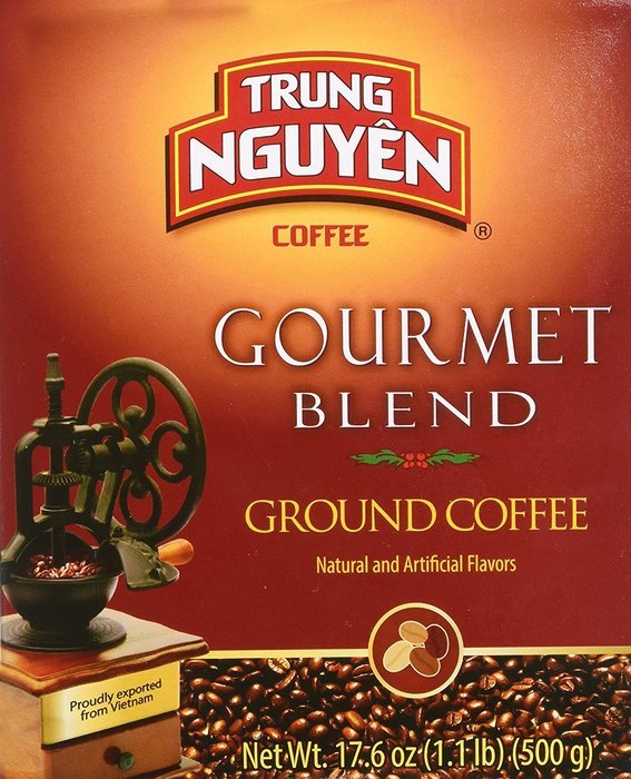 Trung Nguyen Gourmet Blend, 17.6 Oz (Pack of 2) N3