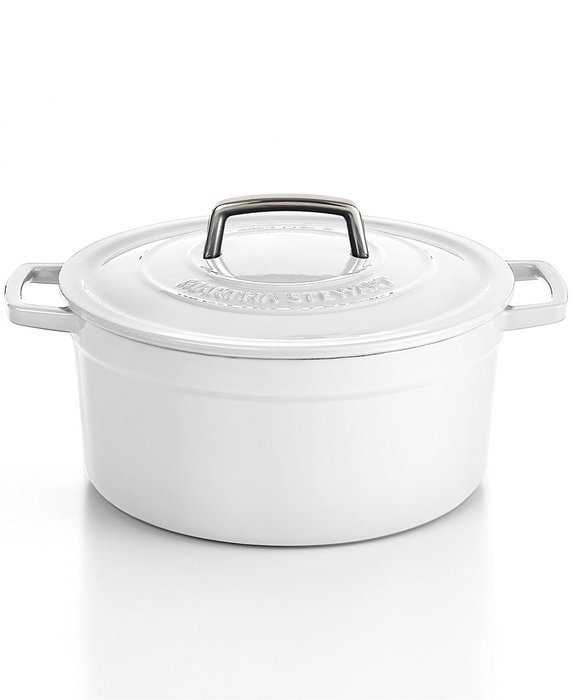 Martha Stewart Collection Collector's Enameled Cast Iron 6 Qt. Round Casserole