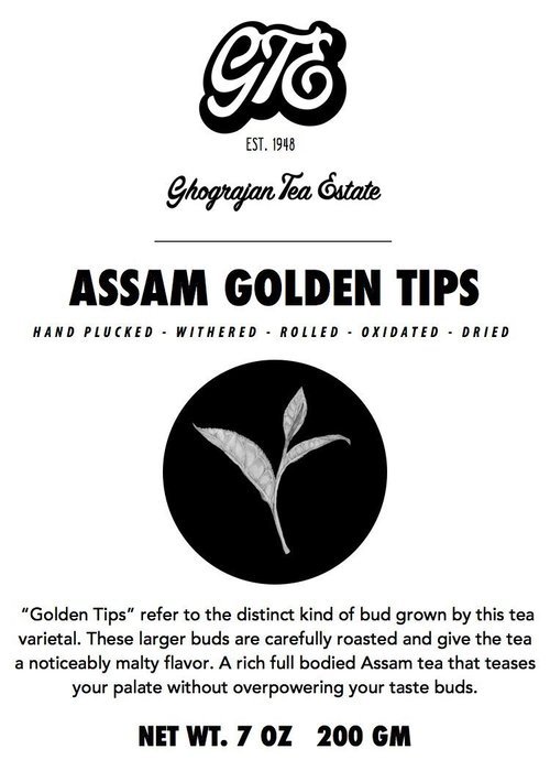 Malty Assam Golden Tips Loose Leaf Black Tea - Rare Tippy Second Flush Whole Leaf Blend Direct From Source in... N16