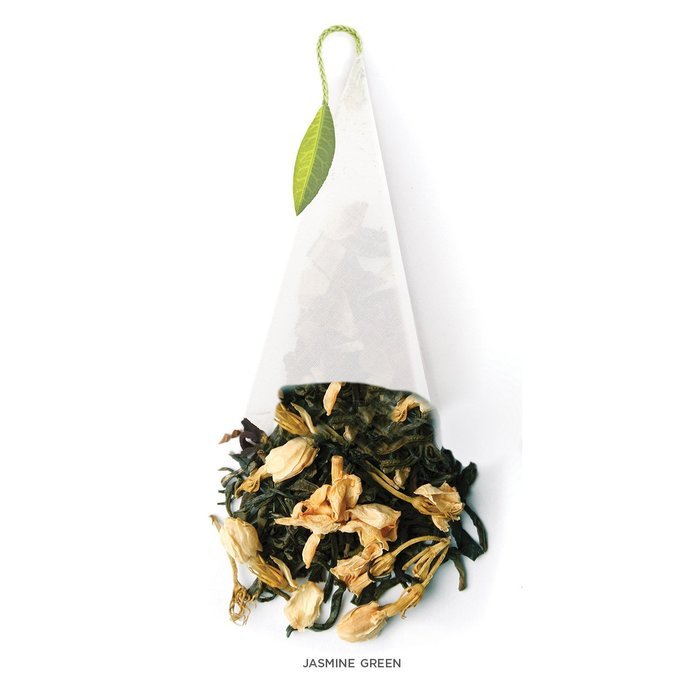 Tea Forte BULK PACK Jasmine Green Tea, 48 Handcrafted Pyramid Tea Infusers N2