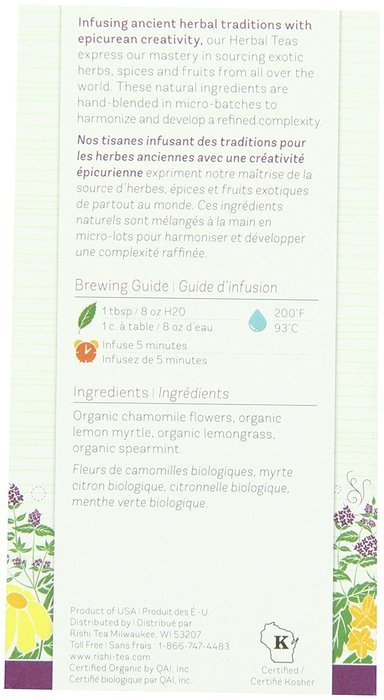 Rishi Tea Organic Chamomile Medley Loose Leaf Herbal Tea, 1.06 Ounces Tin N5