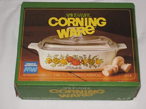 Vintage Corning Spice O' Life 1 Qt Casserole Baking Dish