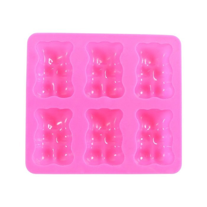 GlobalHouse Kitchen Durable Silicone Cookie Jelly Candy Chocolate Ice Cube Cake Mold Tray, Funny DIY Dessert Baking... N7