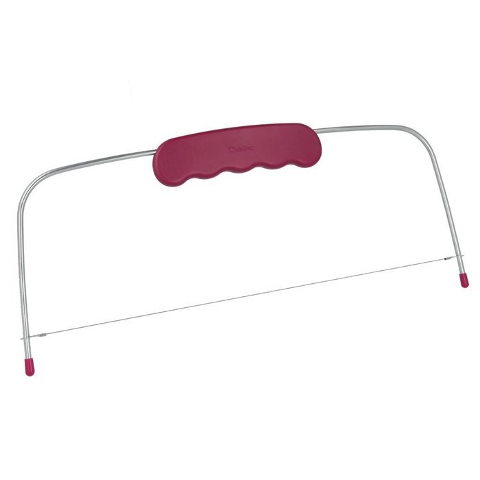 Metaltex 257704 Wire Cake Leveller and Slicer, Silver/Violet