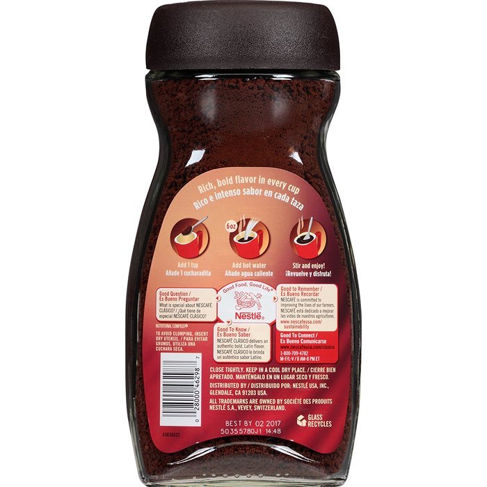 Nescafe Clasico Instant Coffee, 10.5 oz N2
