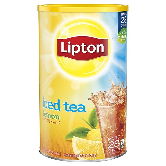 Lipton Iced Tea Mix, Lemon 28 qt(pack of 2)