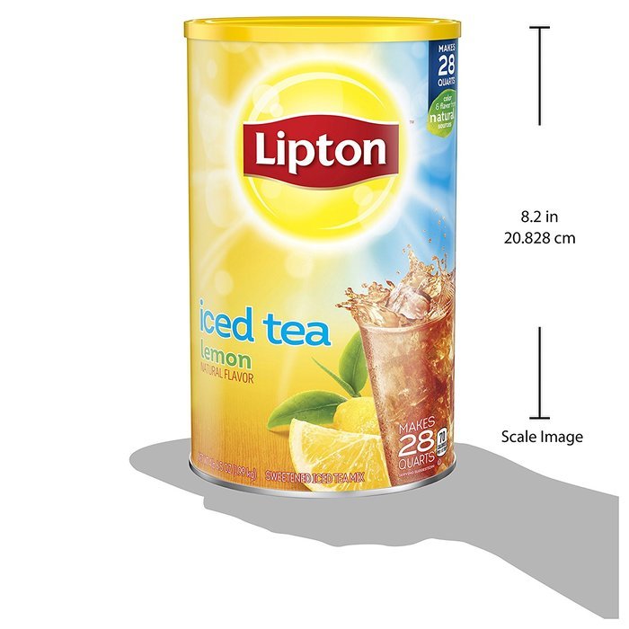 Lipton Iced Tea Mix, Lemon 28 qt(pack of 2) N3 free image download