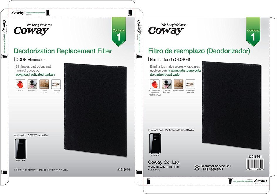 Coway AP-1012GH Carbon Filter N2