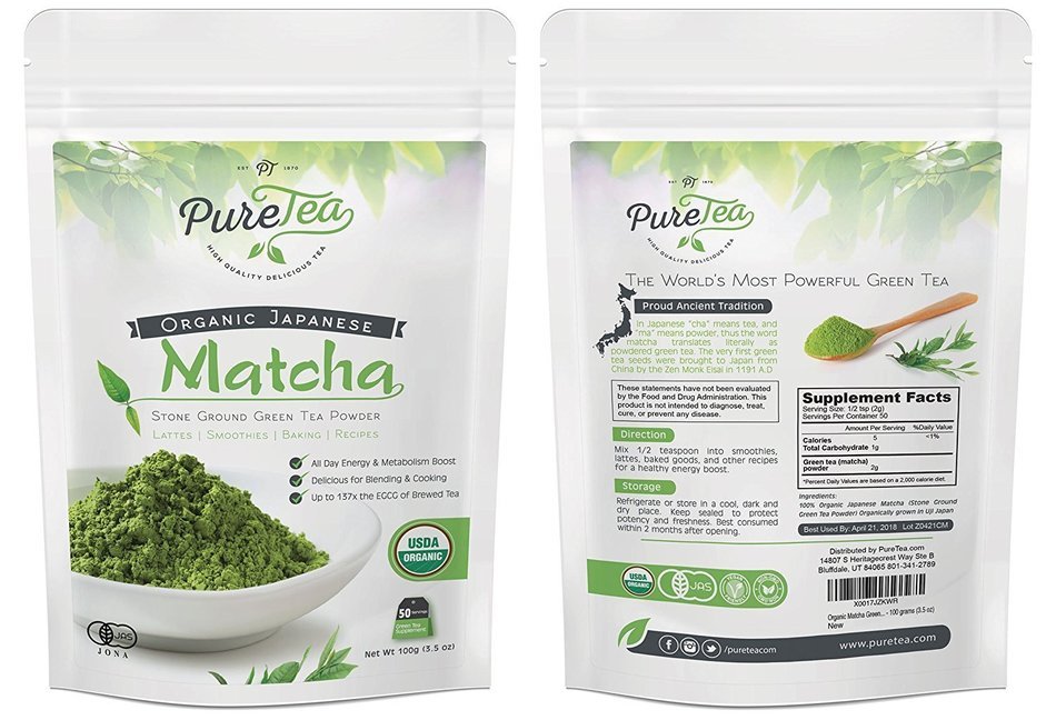 Matcha Green Tea Powder [USDA Organic] Ceremonial Grade Premium Japanese Tea - Powerful Antioxidant Perfect for... N15