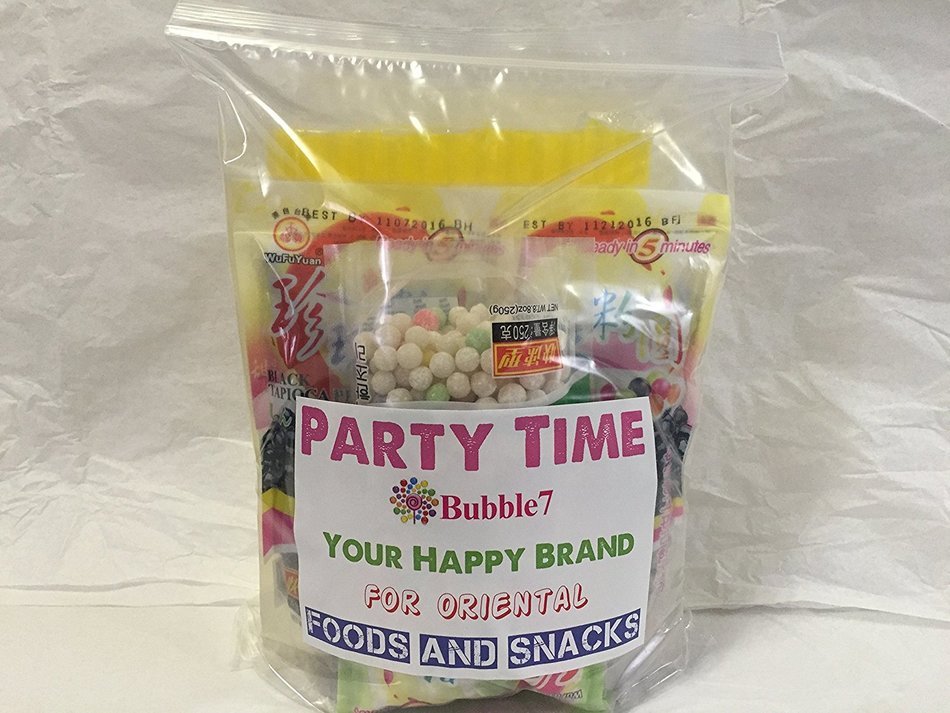 3 Packs Total of BOBA Tapioca Pearl "Bubble Tea Ingredients", 2 packs of (Black), Plus 1 Pack of (Color) Pearl... N3
