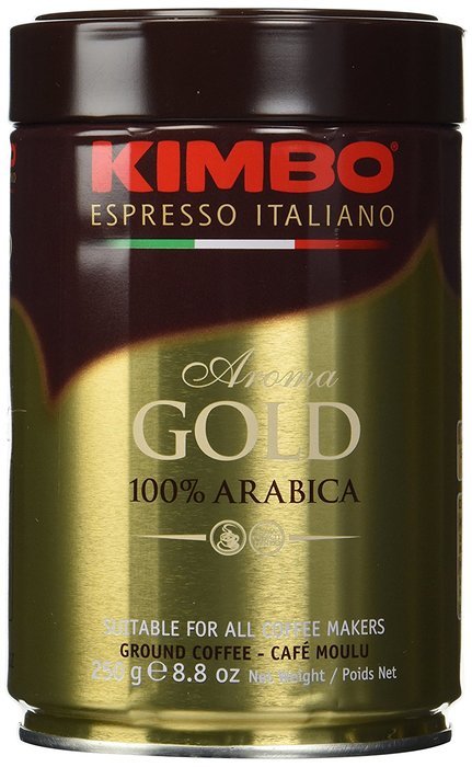 Kimbo Espresso Coffee Italiano Aroma Gold 100% Arabica 3 Cans