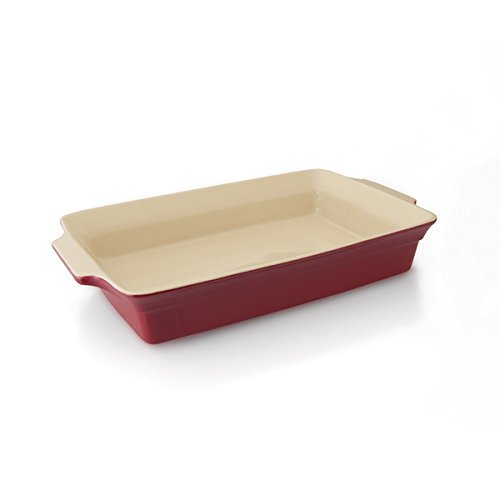 Heart-Warming Recipes Deserve The Vibrant Red Of The Geminis Rectangular Baking Dish