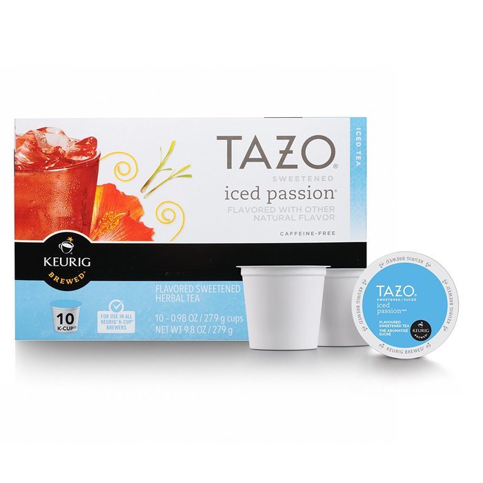 Tazo Sweetened Passion Iced Tea, K-Cup for Keurig Brewers, 60 Count