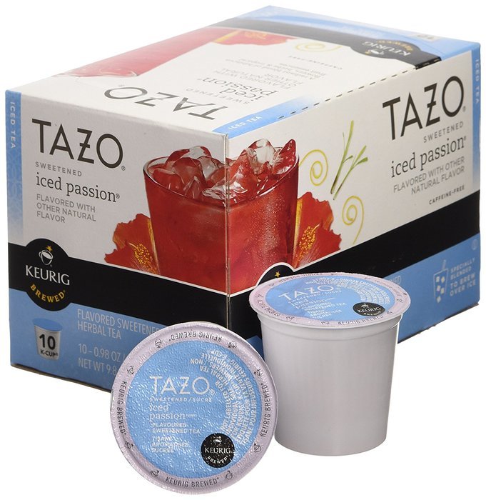 Tazo Sweetened Passion Iced Tea, K-Cup for Keurig Brewers, 60 Count N3