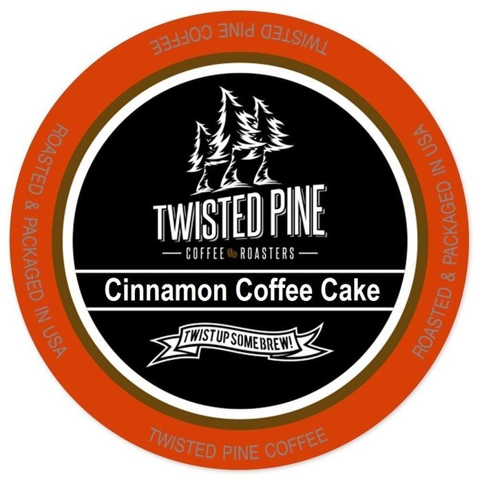 Twisted Pine Carameled Sea Salt Flavored Coffee, Single-Serve Cups for Keurig K-Cup Brewers, 24 Count N5