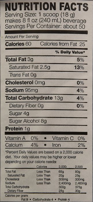 Big Train Low Carb Spiced Chai, 2 lb Can N3