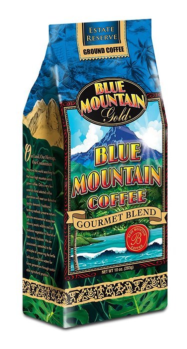 Blue Mountain Blend Ground Coffee, 10-Ounce (Pack of 3)