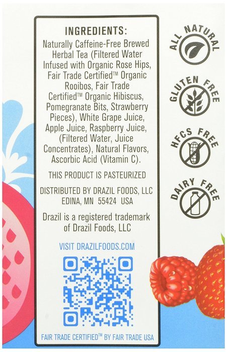 Drazil Kids Tea Variety Pack, 216 Ounce N2