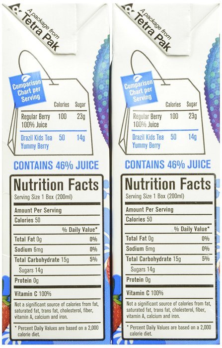 Drazil Kids Tea Variety Pack, 216 Ounce N4