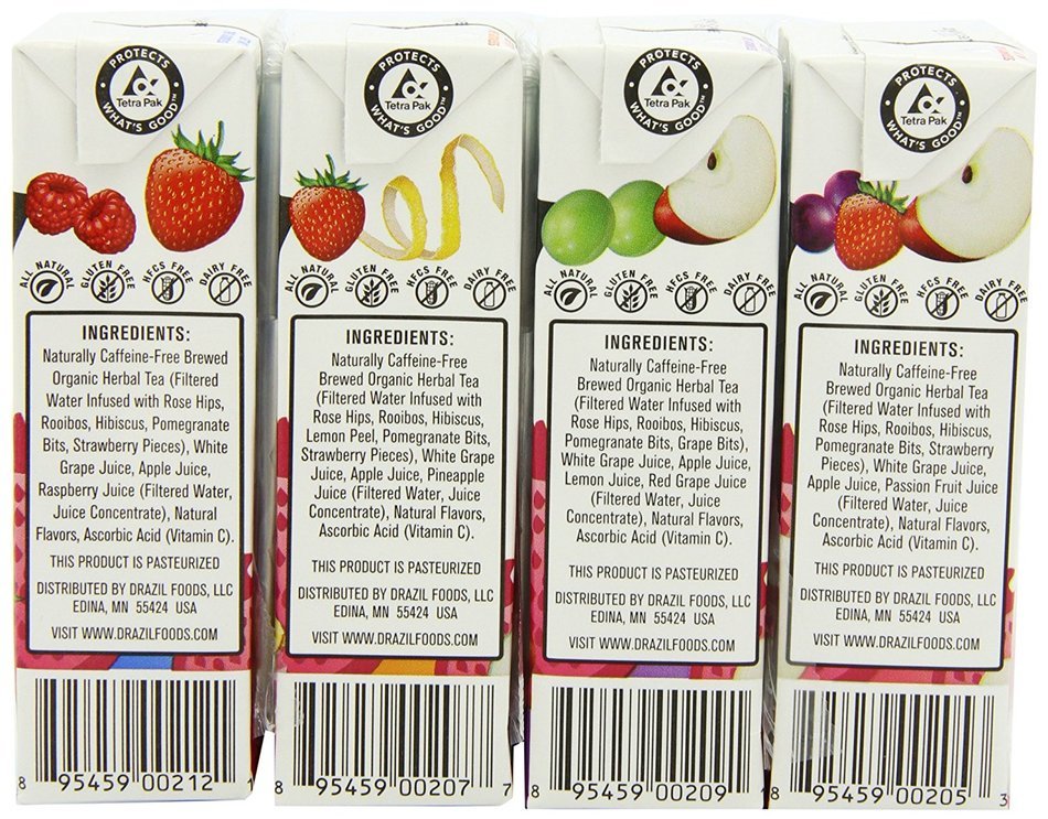 Drazil Kids Tea Variety Pack, 216 Ounce N5