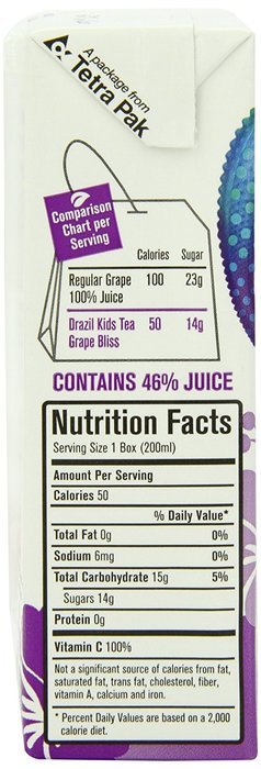Drazil Kids Tea Variety Pack, 216 Ounce N11