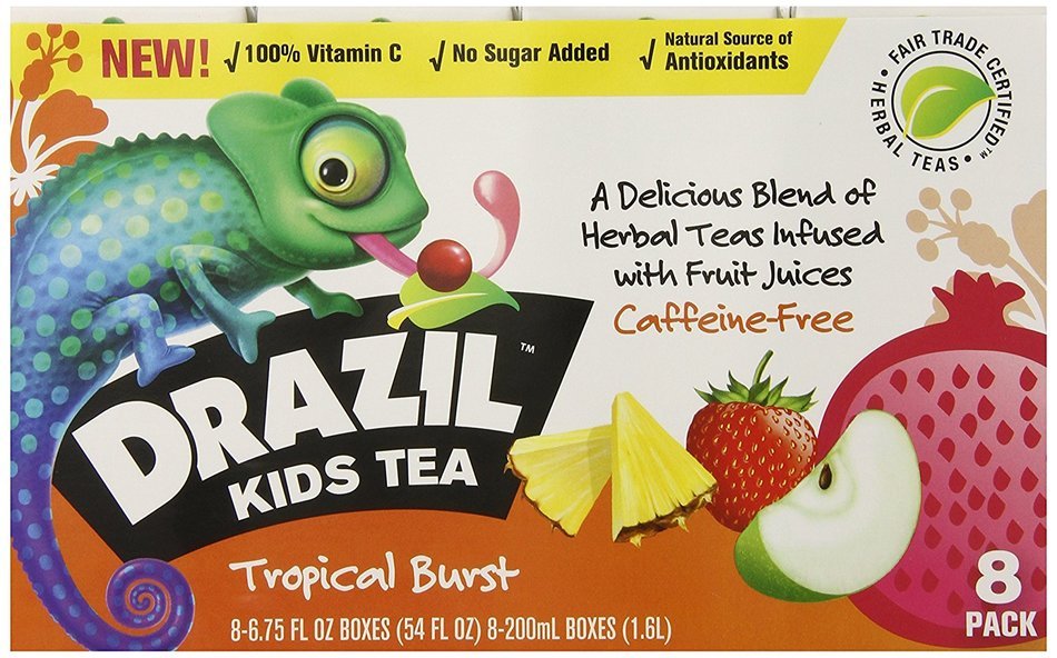 Drazil Kids Tea Variety Pack, 216 Ounce N17