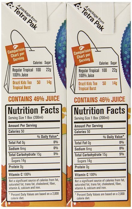 Drazil Kids Tea Variety Pack, 216 Ounce N20
