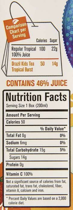 Drazil Kids Tea Variety Pack, 216 Ounce N21