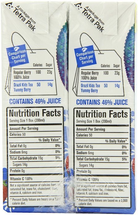 Drazil Kids Tea Variety Pack, 216 Ounce N26