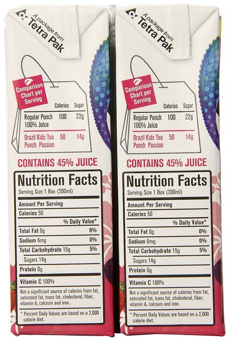 Drazil Kids Tea Variety Pack, 216 Ounce N30