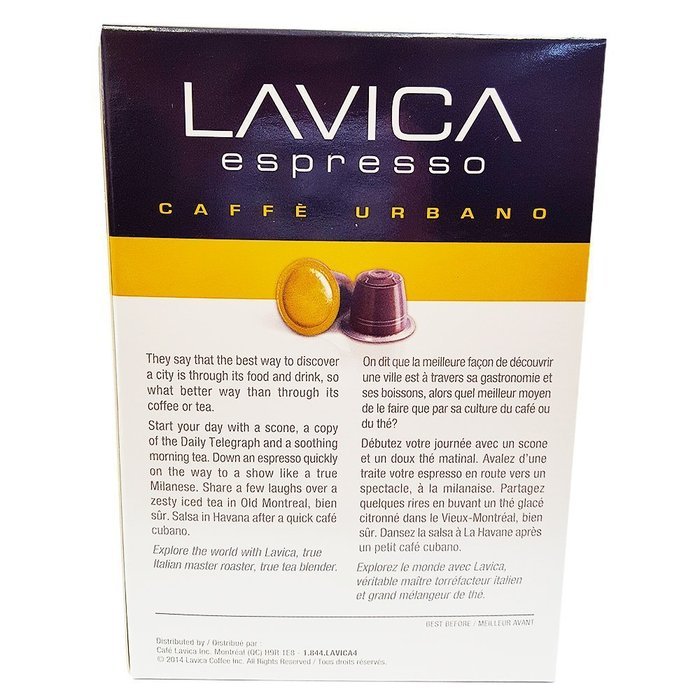 Lavica ORO Nespresso Compatible Capsules | 60 capsules Oro Espresso | Premium Dark Roast | Fits Nespresso Machines... N2
