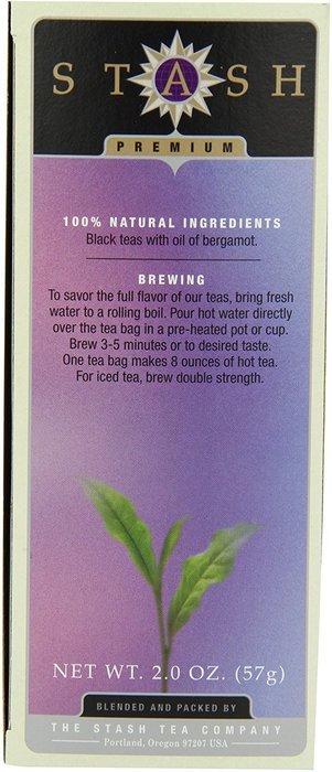 Stash Tea Lemon Ginger Herbal Tea, 30 Count Tea Bags in Foil (Pack of 6) N6