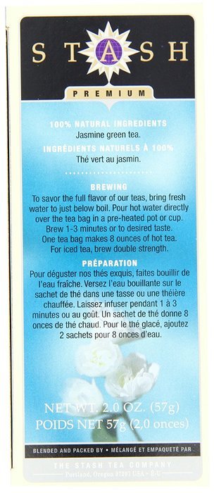 Stash Tea Lemon Ginger Herbal Tea, 30 Count Tea Bags in Foil (Pack of 6) N11