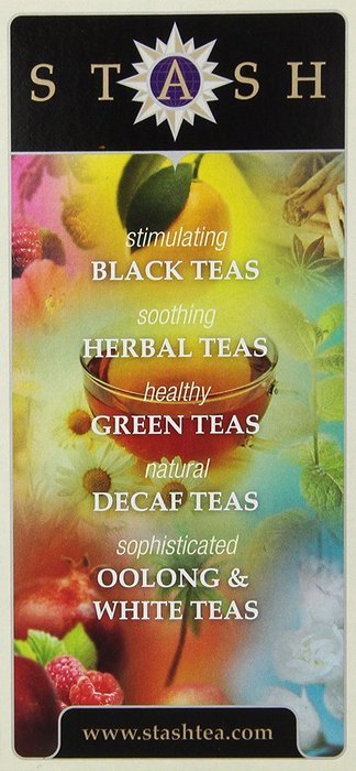 Stash Tea Lemon Ginger Herbal Tea, 30 Count Tea Bags in Foil (Pack of 6) N21