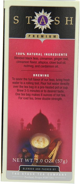 Stash Tea Lemon Ginger Herbal Tea, 30 Count Tea Bags in Foil (Pack of 6) N35