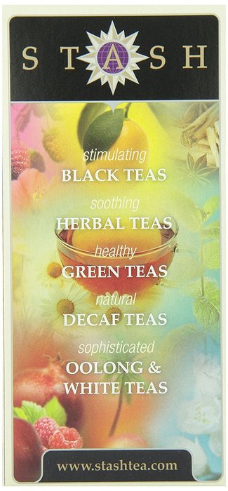 Stash Tea Lemon Ginger Herbal Tea, 30 Count Tea Bags in Foil (Pack of 6) N46