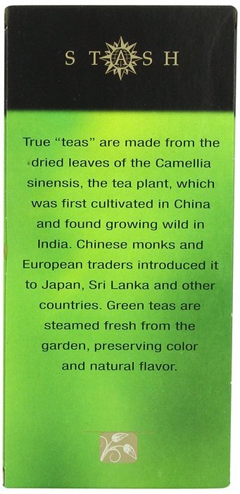 Stash Tea Lemon Ginger Herbal Tea, 30 Count Tea Bags in Foil (Pack of 6) N53
