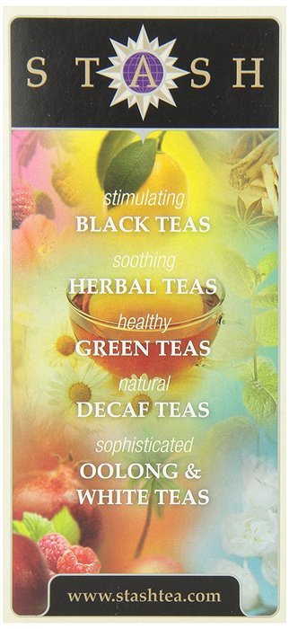 Stash Tea Lemon Ginger Herbal Tea, 30 Count Tea Bags in Foil (Pack of 6) N58