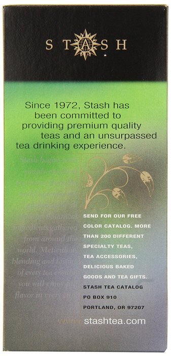 Stash Tea Lemon Ginger Herbal Tea, 30 Count Tea Bags in Foil (Pack of 6) N78