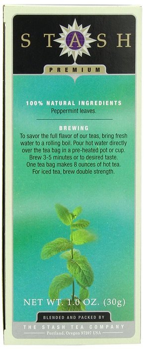 Stash Tea Lemon Ginger Herbal Tea, 30 Count Tea Bags in Foil (Pack of 6) N89